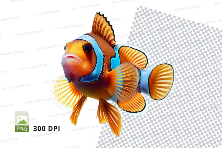 Vibrant clownfish
