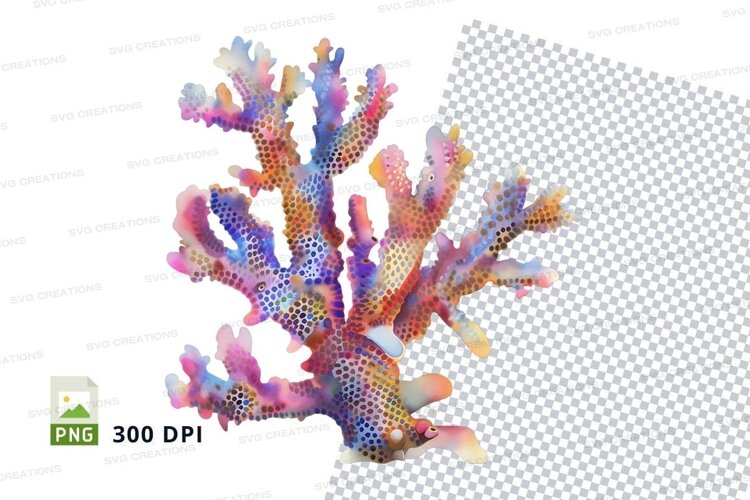 Colorful coral reef example image 1