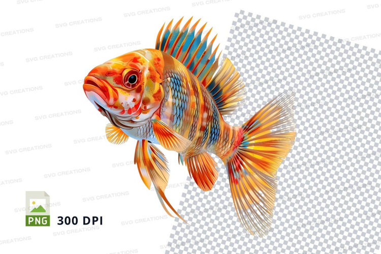 Vibrant tropical fish
