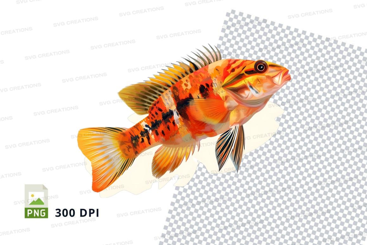 Vibrant tropical fish