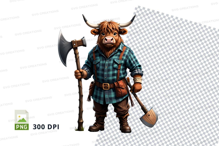 Viking bull character