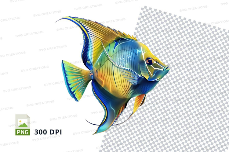 Vibrant tropical fish