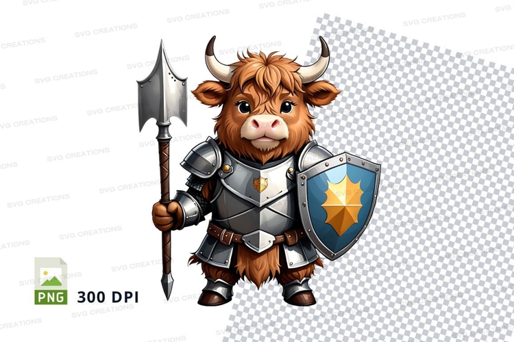 Armored bull warrior