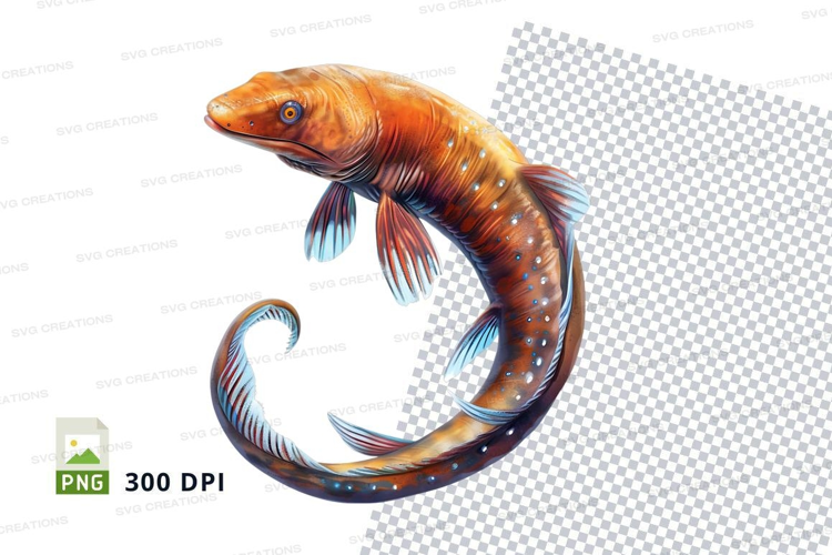 Illustrated eel
