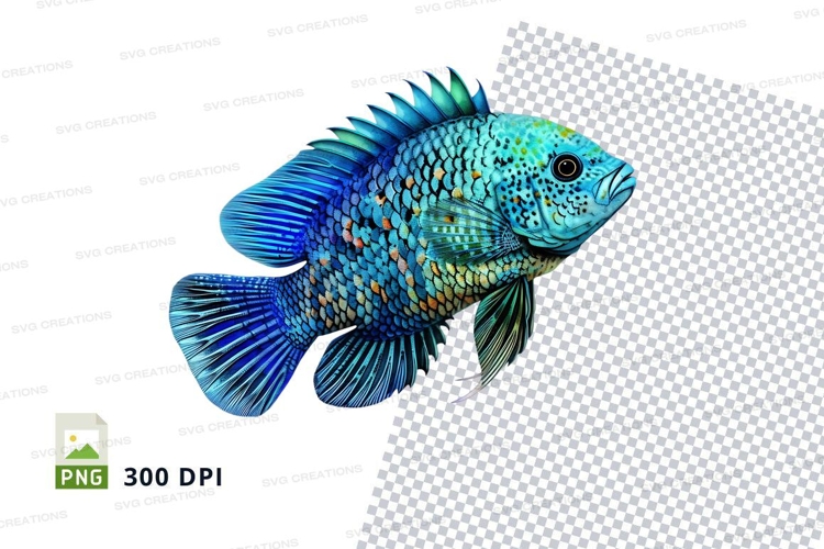 Colorful tropical fish