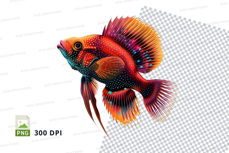 Vibrant tropical fish
