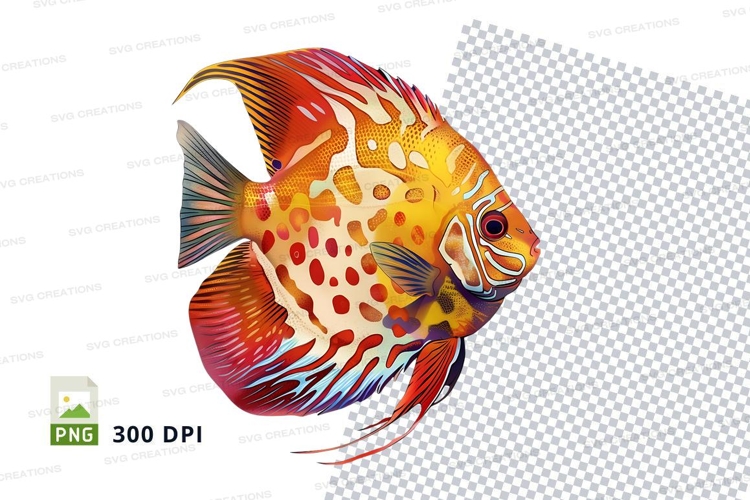 Vibrant tropical fish
