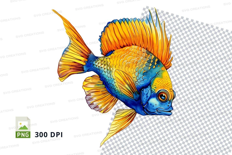 Vibrant tropical fish