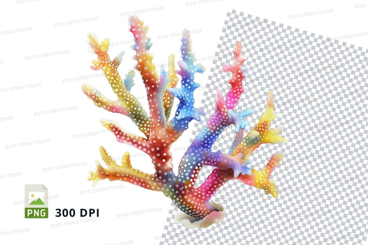 Colorful coral reef