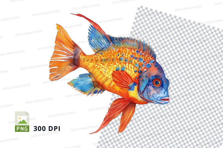 Vibrant tropical fish