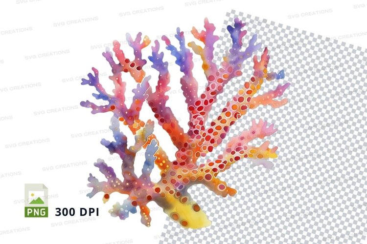 Colorful coral reef example image 1