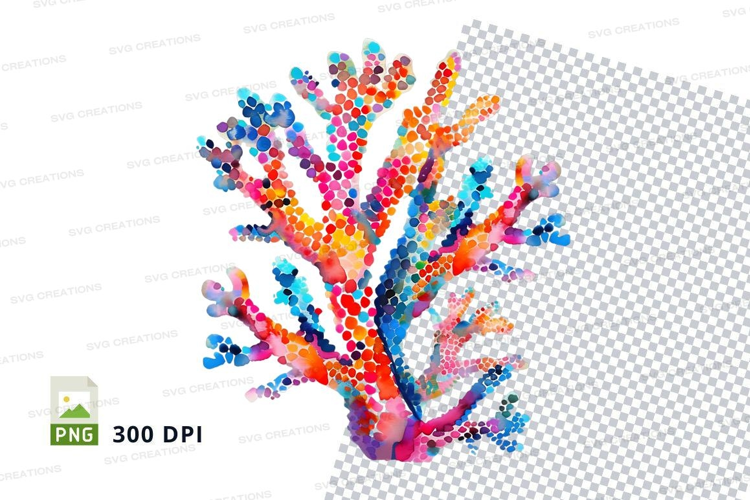 Colorful coral reef