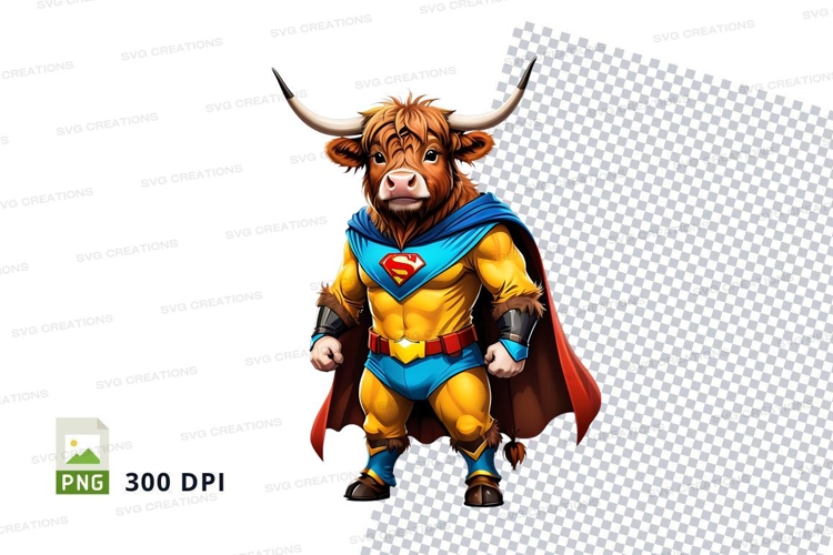 Superhero bull