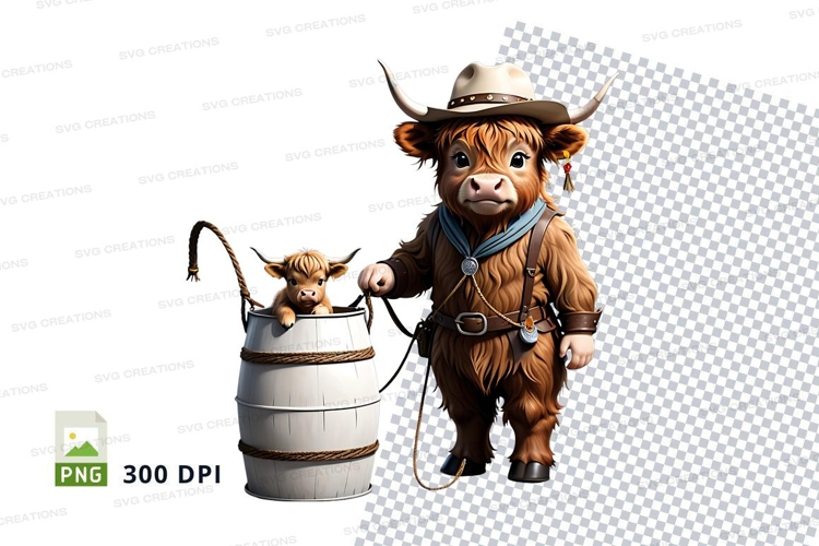 Cowboy highland cattle