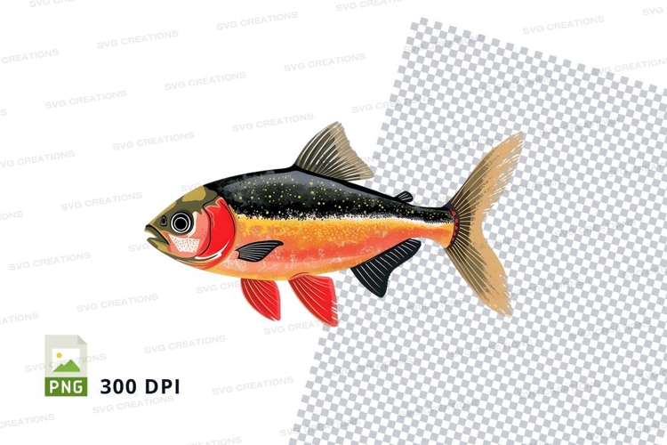 Red Fish Clipart Image 23