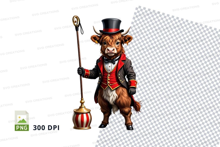 Dapper bull clipart