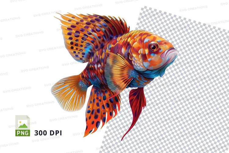 Vibrant tropical fish