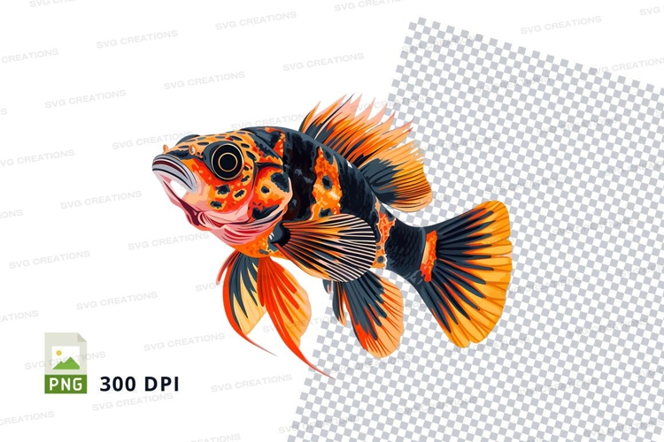 Vibrant tropical fish