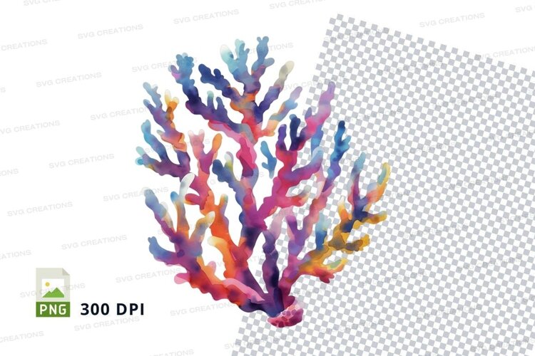 Colorful coral reef example image 1