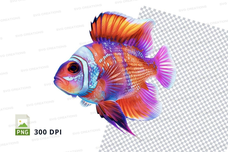 Colorful tropical fish
