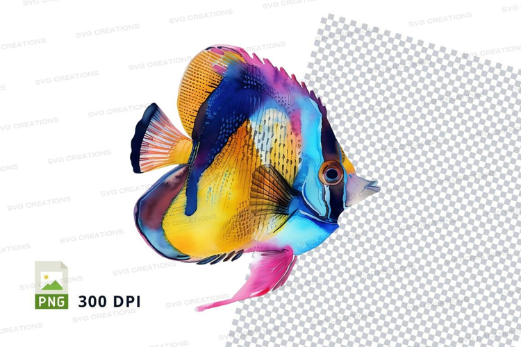 Colorful tropical fish