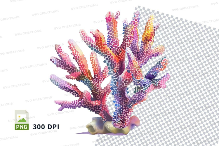 Colorful coral reef