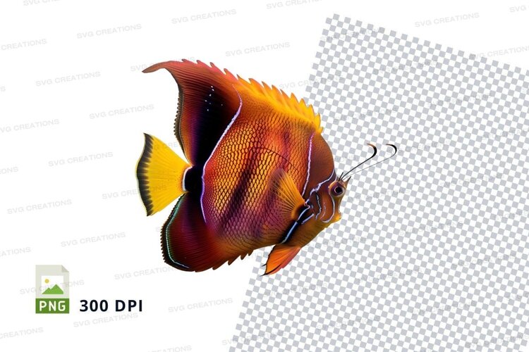 Vibrant tropical fish example image 1