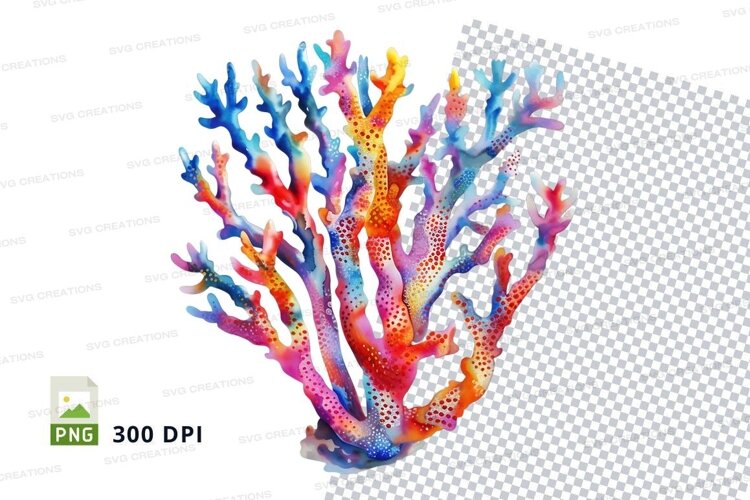 Colorful coral reef example image 1