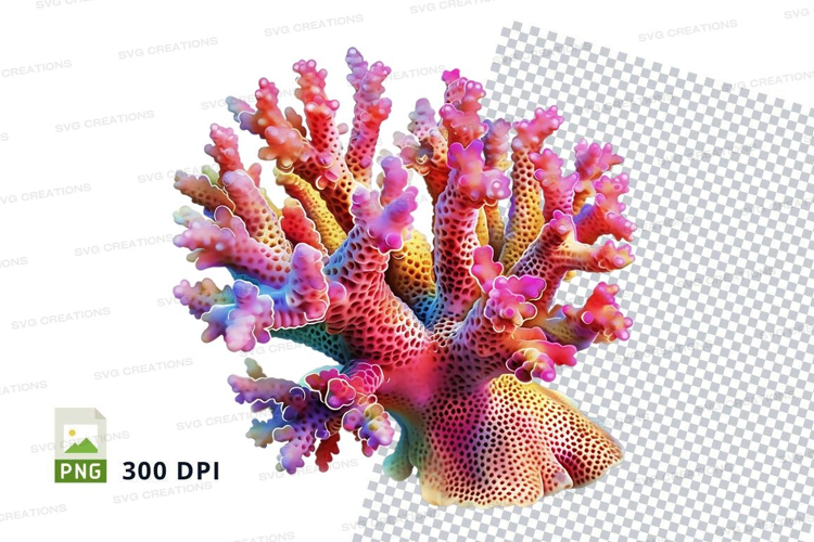 Colorful coral reef
