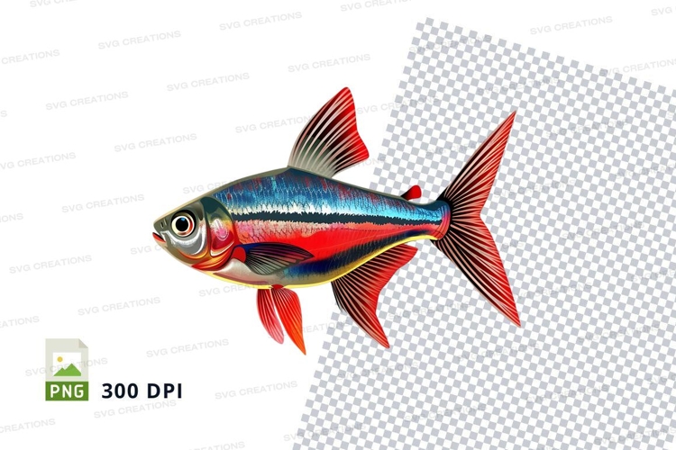 Red Fish Clipart Image 13