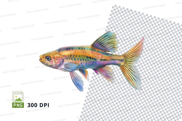 Colorful tropical fish example image 1