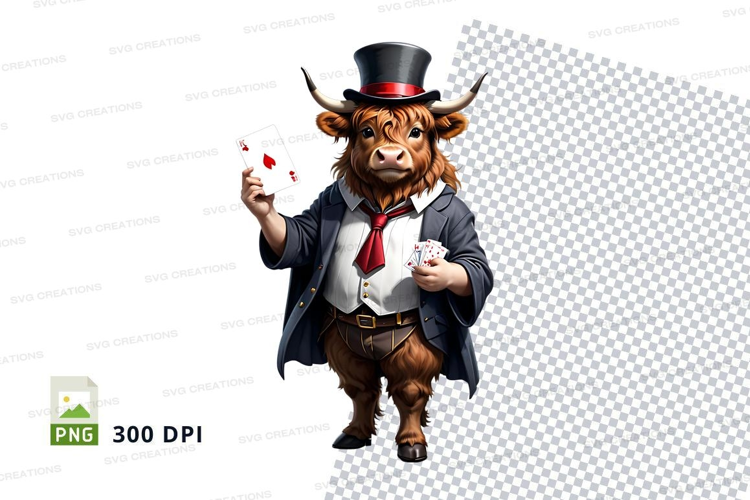 Dapper bull magician