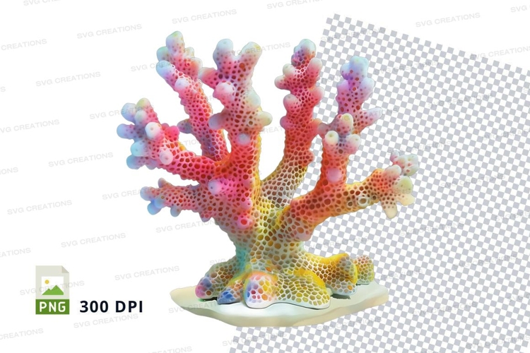 Colorful coral reef