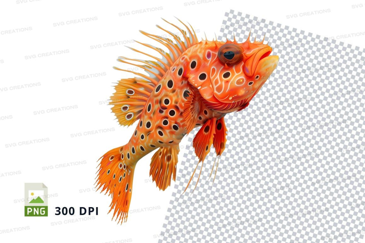 Vibrant orange clownfish