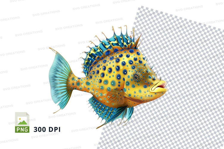 Colorful spiky fish