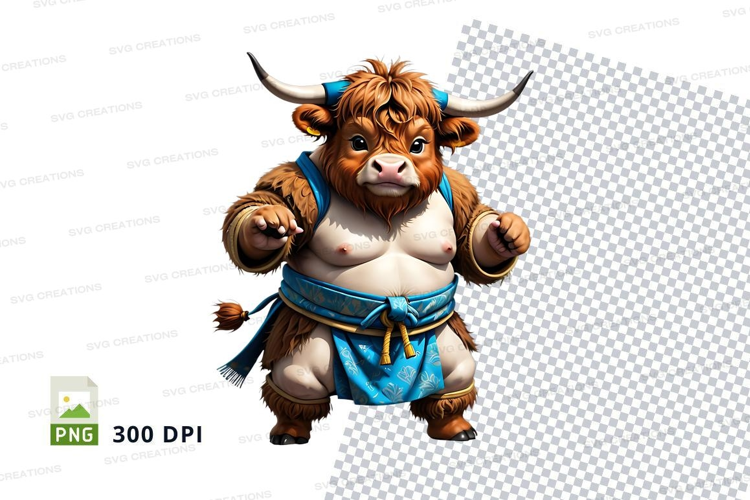 Cartoon bull warrior
