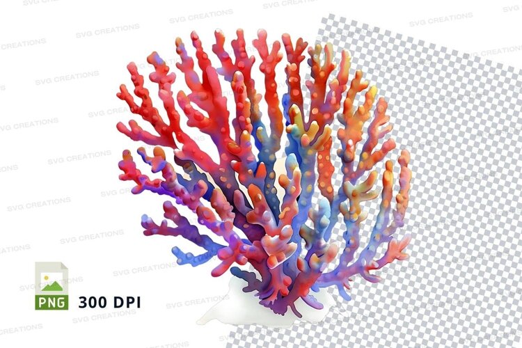Colorful coral reef example image 1