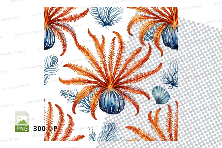 Tropical fern pattern