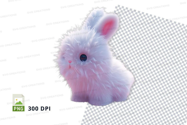 Cute pastel bunny