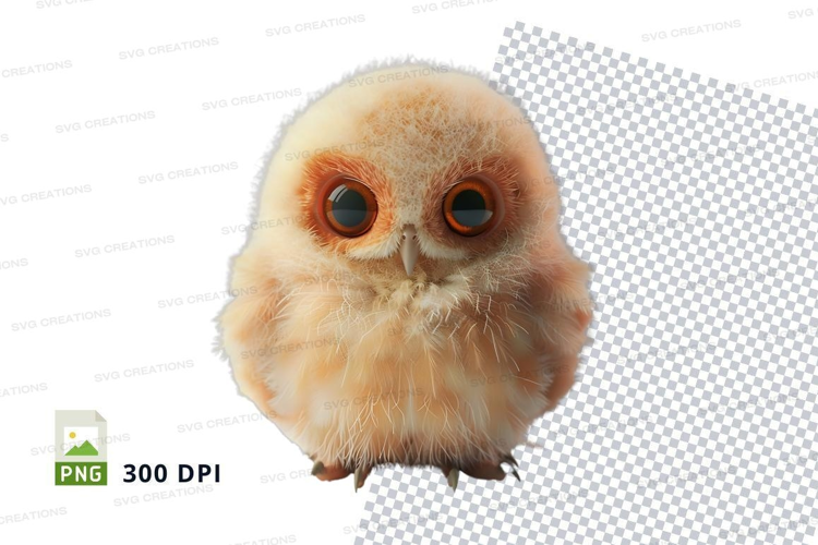 Adorable baby owl