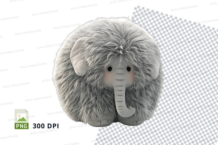 Cute elephant plush toy
