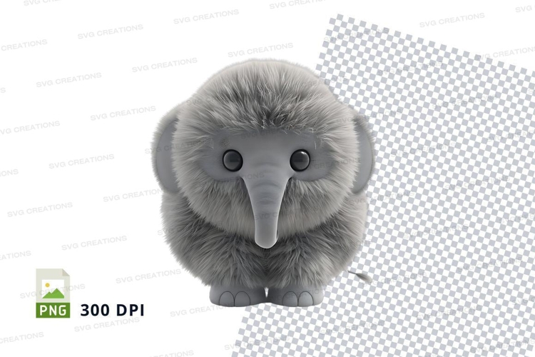 Cute elephant plush toy