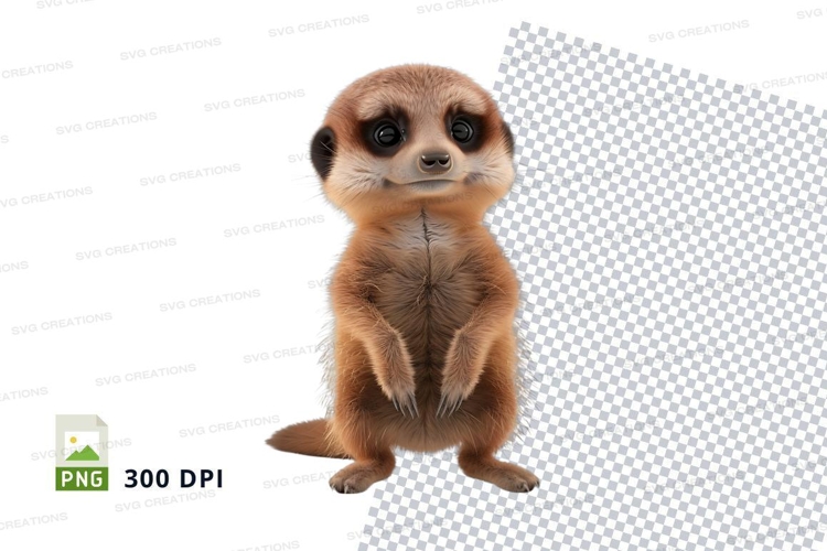 Cute meerkat clipart