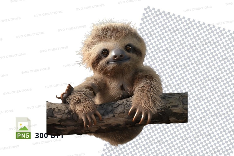Sloth Clipart Image 22