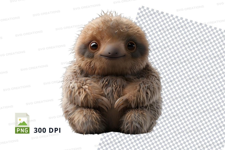 Sloth Clipart Image 20