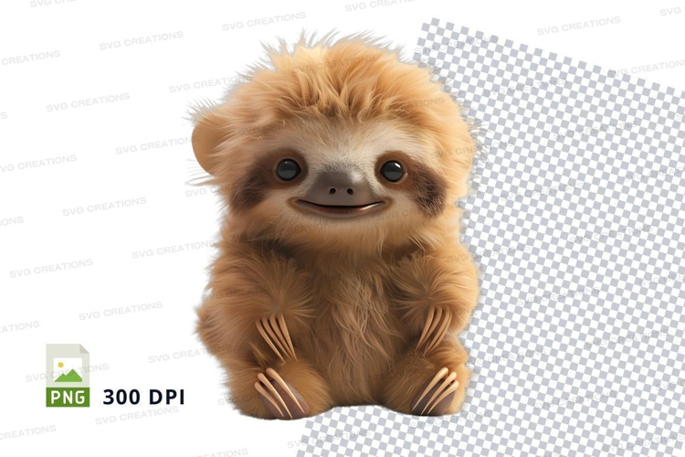 Sloth Clipart Image 19