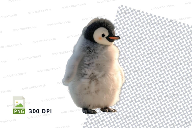 Adorable baby penguin