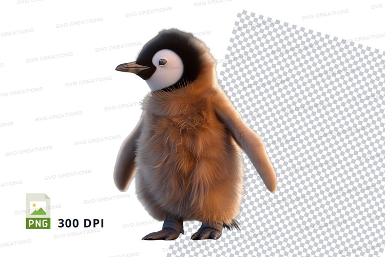 Cute penguin chick