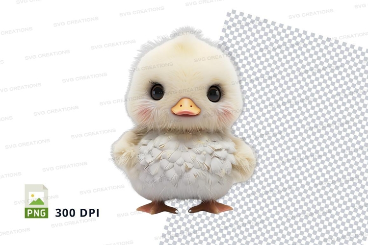 Adorable plush chick