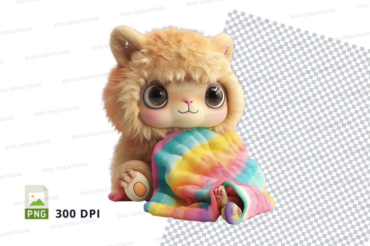 Cuddly llama toy